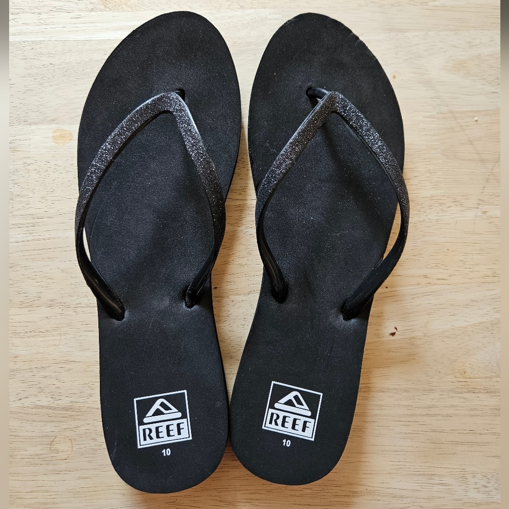 Reef Stargazer Black Flip Flops